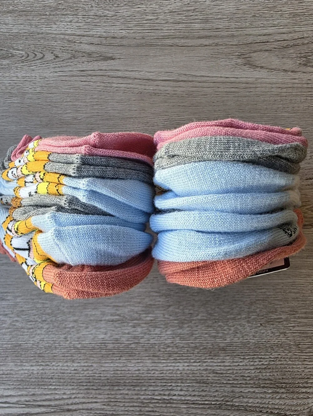 Garfield Girls Socks 2 Pack 12 Pairs Shoe Size 7-10 NWT